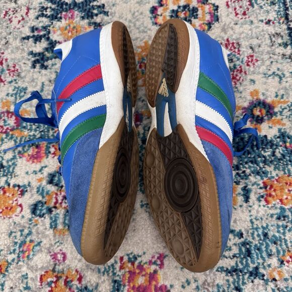 Adidas‎ Vintage Blue Samba Millennium World Cup Shoes Italy Men’s Size 10 - Picture 7 of 10